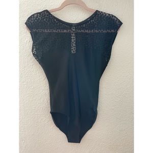 American Apparel Sheer Dot Bodysuit